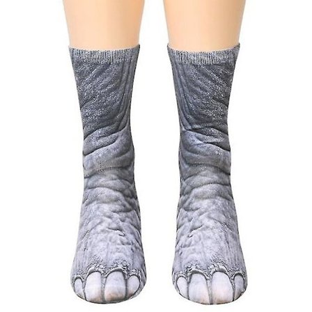 3D Morsomme Unisex Stretch Print Animal Runde Sokker