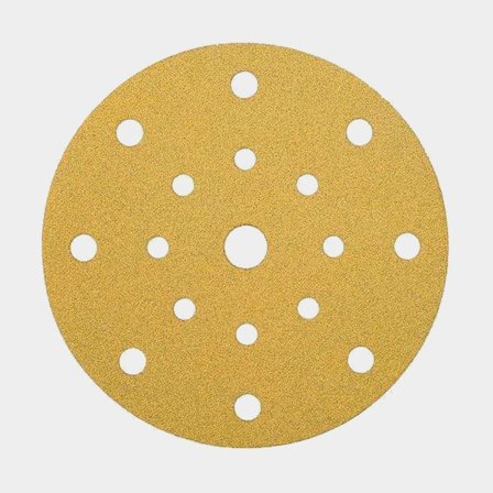 Sliberondeller Mirka Gold, Ø125 mm Grip 17 huller, P40, 10-pak