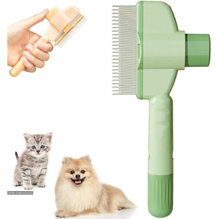 Selvrensende pelsbørste til dyrehår, børstning af hunde- og kattepels, pelspleje