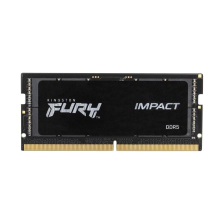Fury Impact 16GB (1x16GB) / 4800Mhz / SODIMM DDR5 / CL38 / KF548S38IB-16 - Kingston FURY Impact SODIMM DDR5 4800MHz 16GB