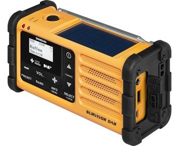 Sangean Survivor MMR-88 DAB - Praktisk vevradio med DAB+, solcellspanel & batteridrift