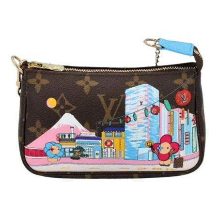 Louis Vuitton Vintage, Pre-owned Canvas louis-vuitton-bags Bruin, unisex, Maat:ONE Size