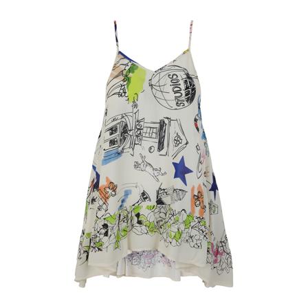 Semicouture Short Klänning vit, Dam, Dam, Storlek: XS