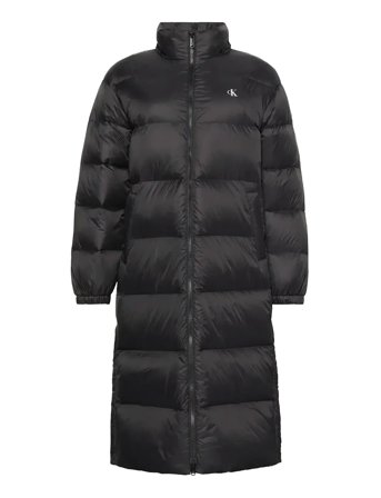 Essential Midweight Long Puffer Black Calvin Klein Jeans