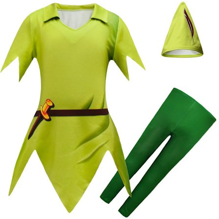 Halloweenkostym 2023 Peter Pan Peter Fan Kostym Cosplay Rollspelskostym