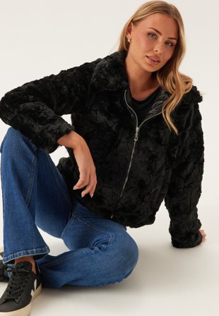 VILA Vidorte L/S Jacket Black Beauty Vaatteet