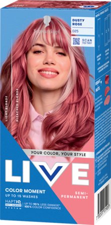 Schwarzkopf LIVE Color Moment 25 Dusty Rose (W) 025 Dusty Rose, Hår, Hårfarve, Toningsfarve