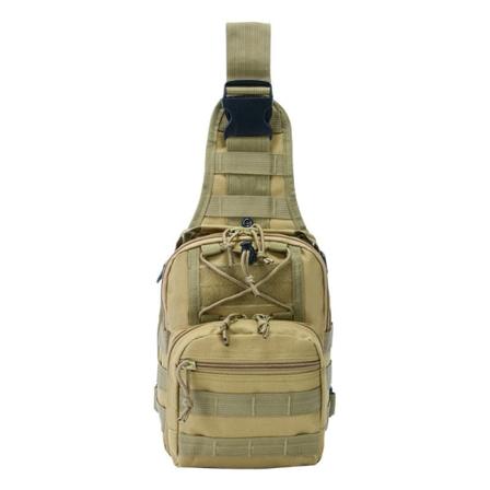 Miehet naiset Fanny Pack vyötärölaukku Musta Eagle Column Outdoor Naamiointi Tactical Olkarinta Oxford Kangas Vedenpitävä Rinta Khaki