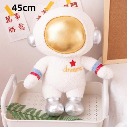 Söt plysch Astronaut UFO Raket Flygplan Leksak Fylld Mjuk Science Space Kudde Docka Barn Kreativa leksaker Flickor Födelsedagspresent dekoration 45cm 
