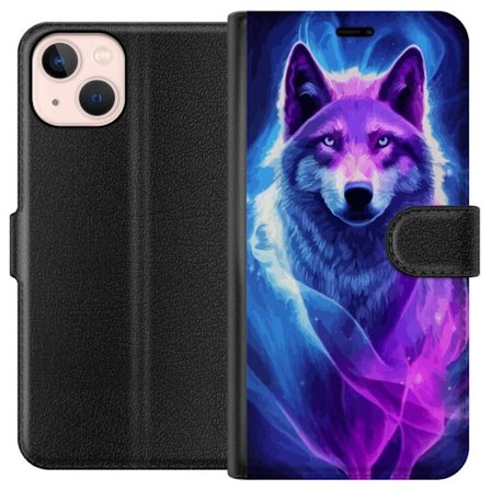 Kompatibelt Plånboksfodral till Apple Apple iPhone 13 Varg