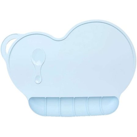 Placemat Baby Bärbar Isolerad Vattentät Silikon Placemat Mobilbricka Babynapp Matbord Matt Silikon 40cm X 27cm