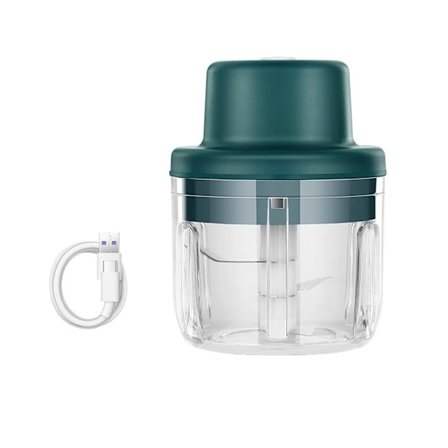 Sähköinen valkosipulihakkuri Mini-ruokaleikkuri, 300 ml