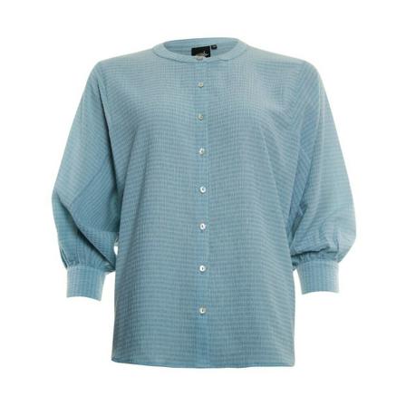 Poools Blouse Z725 , Blauw , Dames , Maat: S