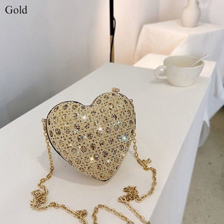 Evening Bag Chain Axelväskor GULD