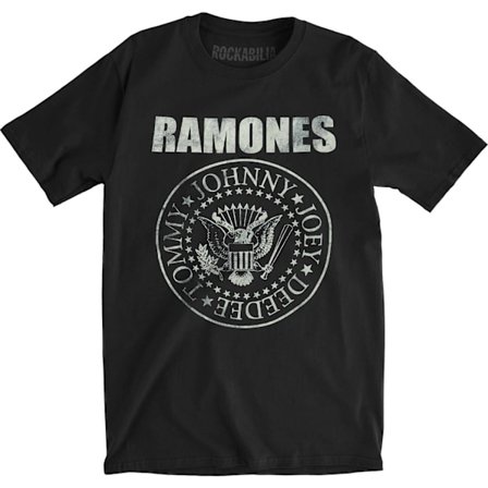 Ramones Unisex Adult Hey Ho Seal T-Shirt XXL Svart