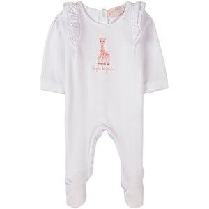 Sophie La Girafe White Giraffe Footed Baby Body 2 Months - All in ones - 2 months - White