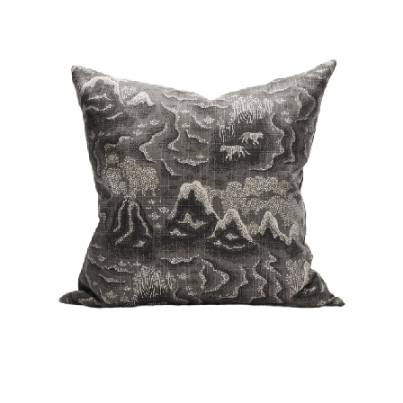 Littlephant Kuddfodral Tiger Island 50x50cm Grå Kuddar 50x50 cm