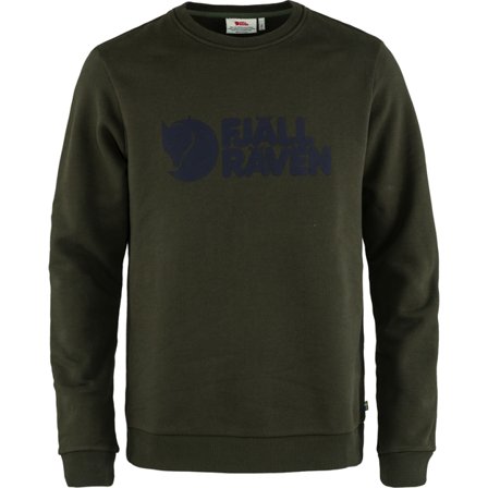Fjällräven Logo Pull XS - male - Deep Forest/Vert - Pulls & knitwear