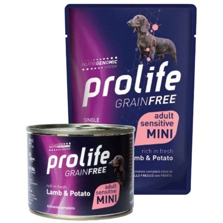 Prolife Grain Free Agnello Fresco Con Patate Cibo Umido Per Cani