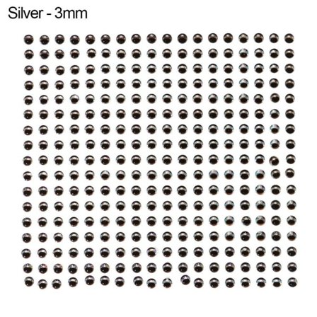 300 kpl/setti Kalastusvieheen silmät 3D Holografinen HOPEA - 3MM HOPEA -