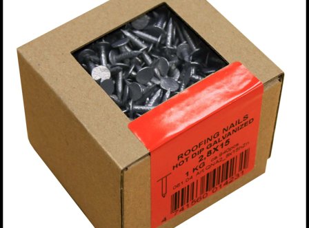 Palmako 107930 Takspik 1 kg box hZn (ca 940 st), Stugor & förråd