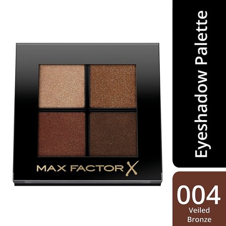 Max Factor Colour X-Pert Mini Eyeshadow Palette 004 Veiled Bron, Makeup, Øjne, Øjenskygge