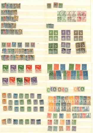 Danmark - Dubletsamling på 4 indstikssider