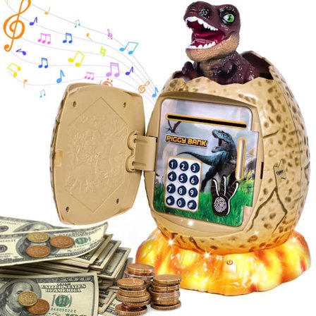 Elektronisk sparegris dinosaur til børn