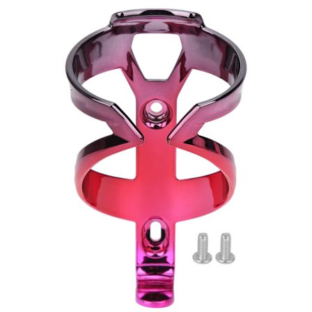 GUB Sykkel Vannflaskeholder Fargerik Flaske Sikker Oppbevaringssystem Svart Rød Rosa