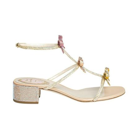 René Caovilla Platte schoenen , Beige , Dames , Maat: 38 EU