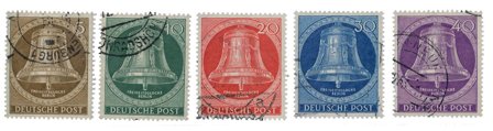 Berlin 1953 - MICHEL 101-105 - Stemplet