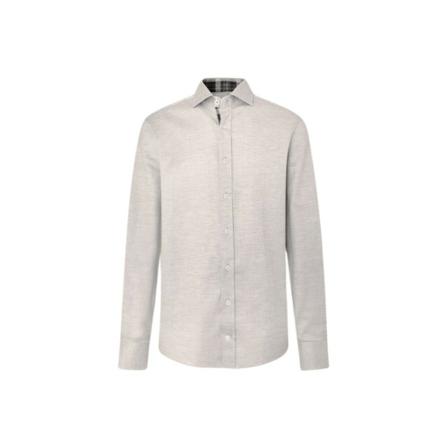 Hackett Casual Shirts , Grijs , Heren , Maat: L