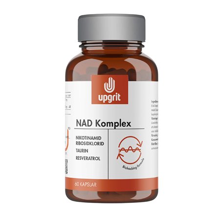 Upgrit NAD-Komplex 60 kapsler