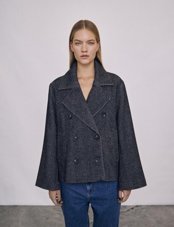 Object Objkeily Short Jacket Noos - Grey - 42