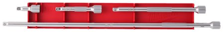Milwaukee 4932480637 Hylsförlängningssats 4 delar, 1/4", Maskintillbehör & förbrukning