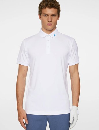 J. Lindeberg Kv Print Polo - White - M