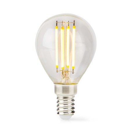 LED-pære Lampa E14 | G45 | 4,5 W | 470 lm | 2700 K | Dæmpbar | Varm Hvid | Retrostil | 1 stk. | Klar