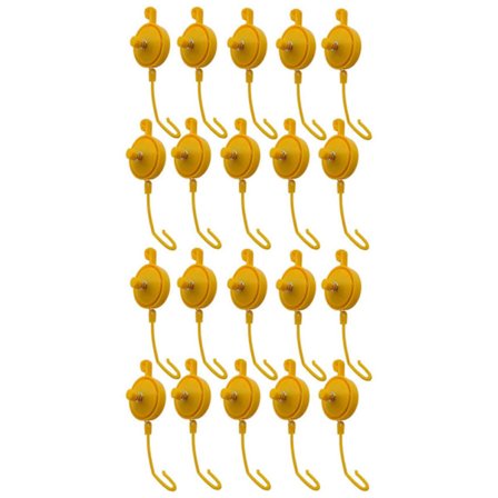 Kasvi-jojo-kasvatusripustin stopperilla, säädettävä sisäkasvien tukijojo (20 kpl)_Erikoislahjat