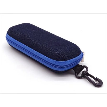 Sininen vetoketjullinen silmälasikotelo Denim Myopic aurinkolasikotelo Urheilukotelo
