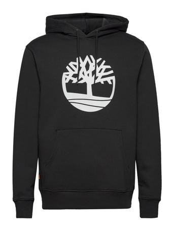 Core Tree Logo Pull Over Hoodie Hoodie Trøje Sort Timberland