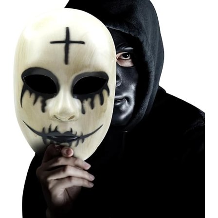 The Purge Anarchy Evil Smiley Mask Horror Killer GOD Mask Halloween Film Kostume Cosplay Mask
