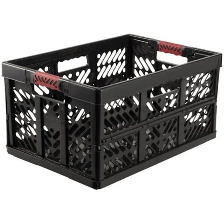 Keepeper Stable Pro -taitettava laatikko - Grafiitti - 54 x 37 x 28 cm - 45 L