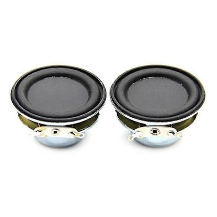 2 stk Lydhøyttaler 4 5w 40mm 1,5 tommer Full Range Multimedia Høyttaler DIY Lyd Mini Høyttaler for Hjemmekino