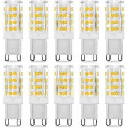 5W G9 LED-pære, 40W tilsvarende, varmhvit 3000k, 220-240V