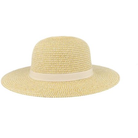 Seeberger - Beige sunhat Hatt - Paper Braid Mix Floppy With Honig/Nuss Sunhat @ Hatstore