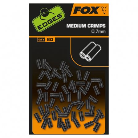 Fox Edges Small Crimps (60-pack) - 0.6mm