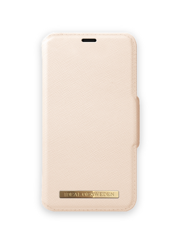Fashion Wallet Galaxy S9 BeigeLommebok Deksel
