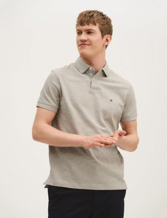 Tommy Hilfiger Core 1985 Regular Polo - Grey - XL
