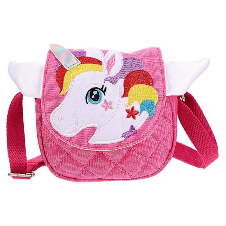 Cartoon Unicorn Crossbody Väska Toddler Unicorn Crossbody Bag Bedårande Axelväska
