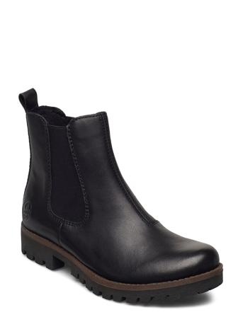 78552-00 Shoes Boots Ankle Boots Ankle Boot - Flat Musta Rieker